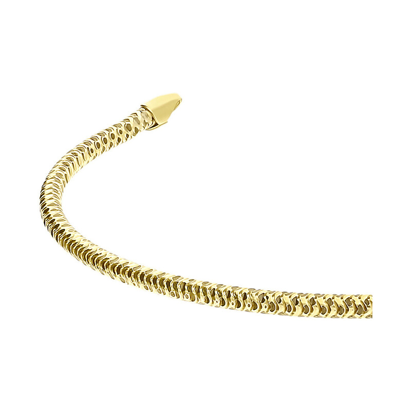 Bransoleta pozłacana snake BC 1486-240 G-B Tiger próba 925