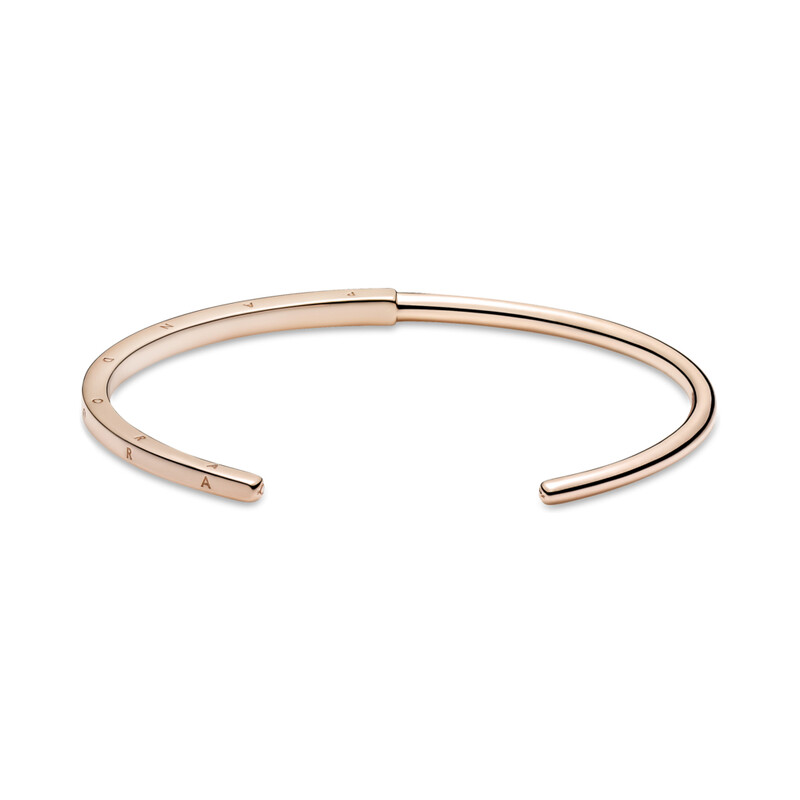 Bransoletka bangle Pandora Signature I-D PE 589493C00