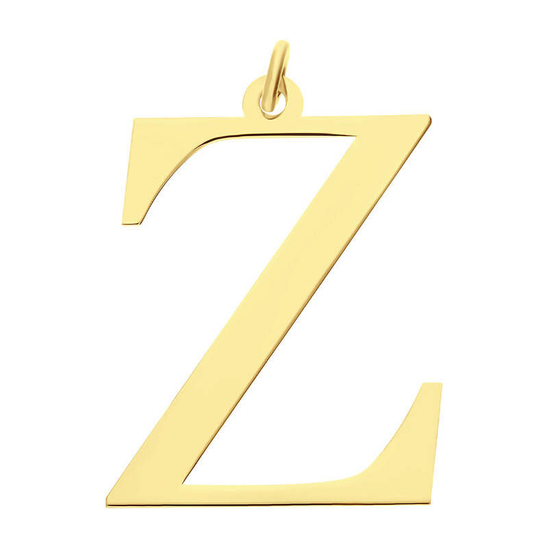 Literka pozłacana Z do zawieszenia  A6 07982287-23 próba 925