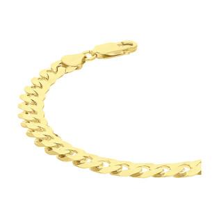 Bransoleta pozłacana o splocie pancer BC 1102-200 EXF GOLD  próba 925