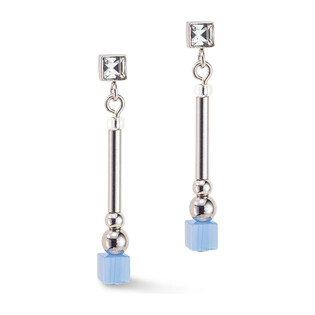 Kolczyki Coeur De Lion 752 Light Blue-Ros CT 5088-21-0752