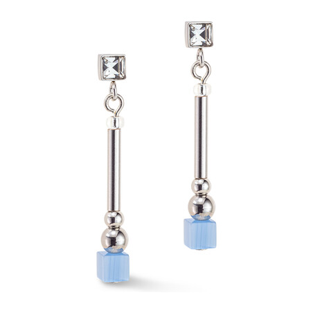 Kolczyki Coeur De Lion 752 Light Blue-Ros CT 5088-21-0752
