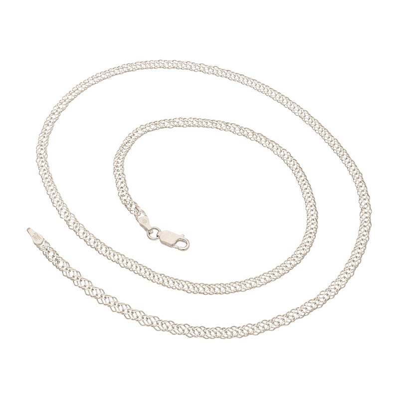 Łańcuszek rombo BC 1436-040 próba 925 Sezam - 1