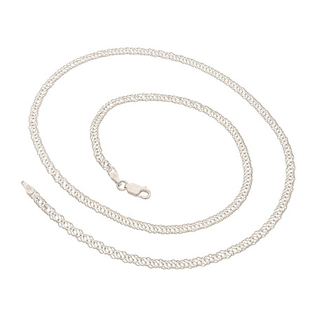 Łańcuszek rombo BC 1436-040 próba 925 Sezam - 1