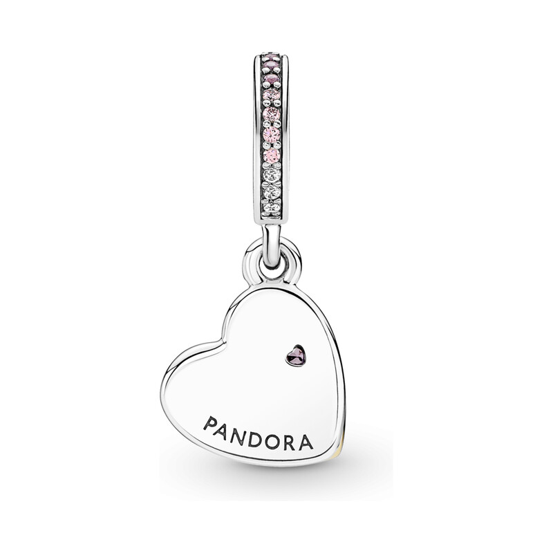 Podwójna zawieszka Pandora Serca splecione na wieczność PE 781020C01