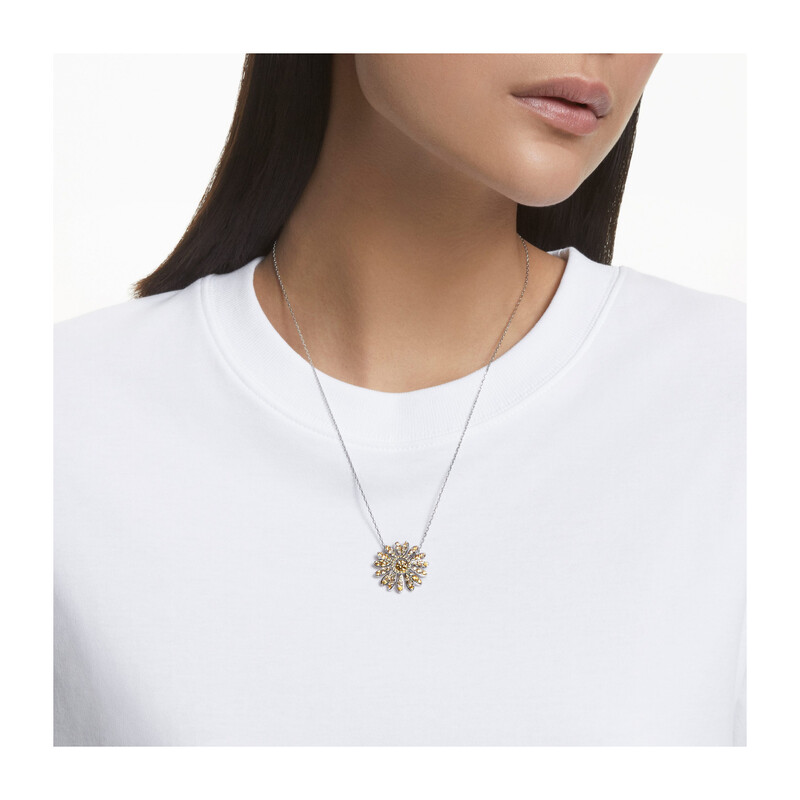 Wisiorek Eternal Flower Kwiat, Żółty Swarovski S1 5642869