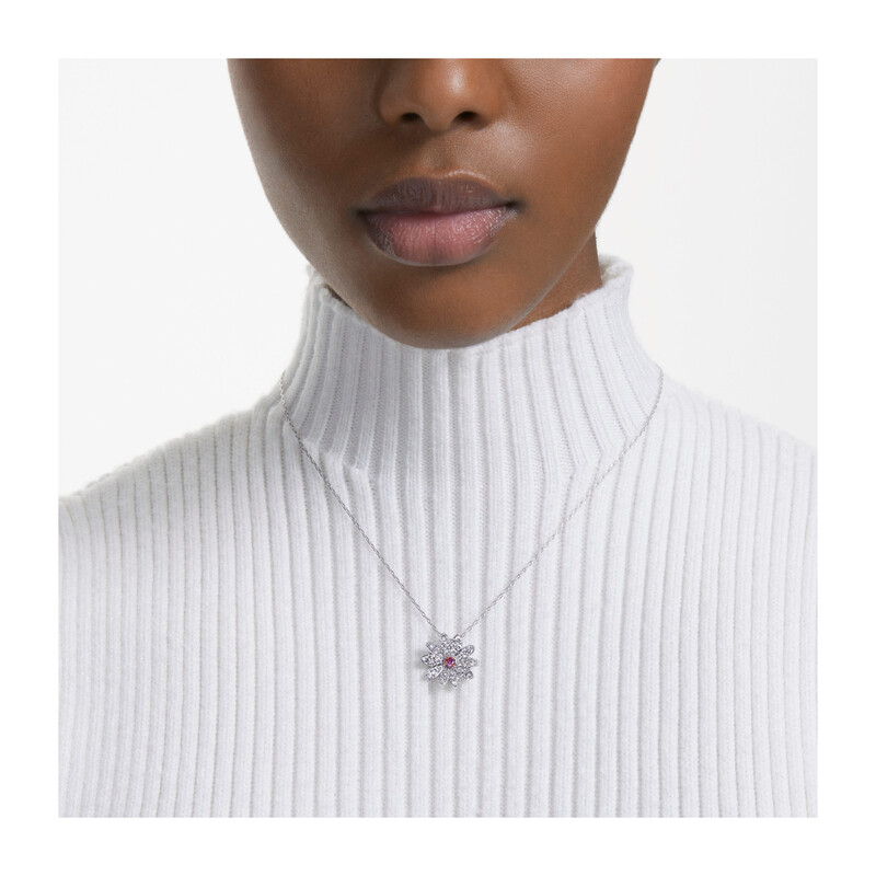 Wisiorek Eternal Flower Kwiat, Różowy Swarovski S1 5642868