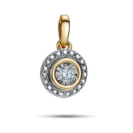 Zawieszka MAGIC-0,03ct opr.bead LC JE5247-JP6781Y próba 585