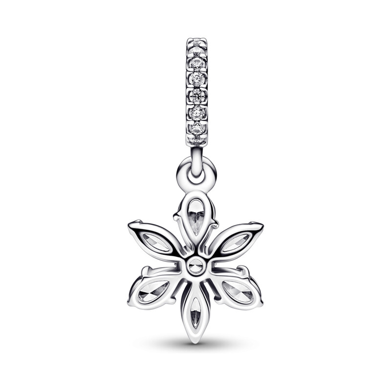Okrągły lśniący charms-zawieszka ze zbiorem roślin Pandora 792382C01 próba 925