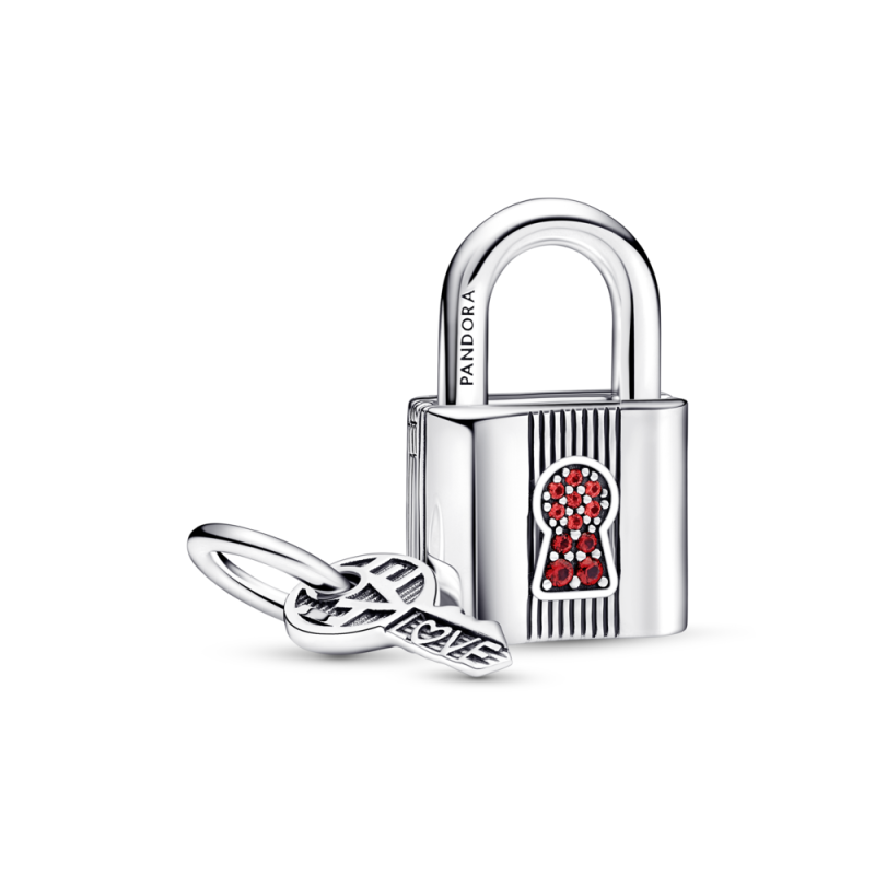 Charms Pandora Kłódka i Klucz Srebro pr. 925 - JubilerSezam.pl