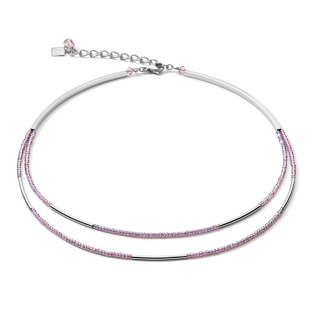Naszyjnik Coeur de Lion Lilac - Stal Szlachetna i Kryształy Swarovski - JubilerSezam.pl