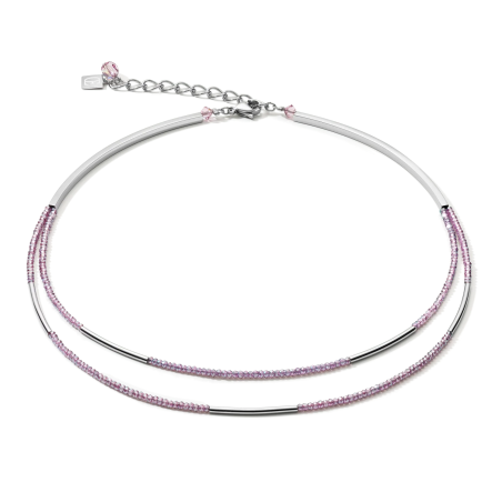 Naszyjnik Coeur de Lion Lilac - Stal Szlachetna i Kryształy Swarovski - JubilerSezam.pl