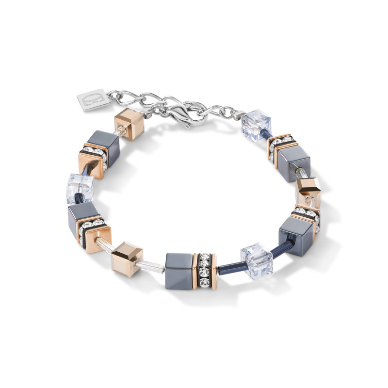 Bransoletka Coeur de Lion Ice Blue - Stal Szlachetna, Kryształy - JubilerSezam.pl