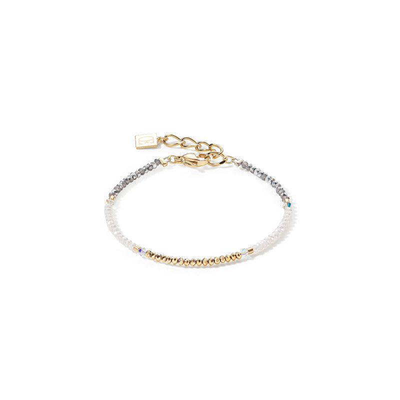 Bransoleta Coeur de Lion 1816 Crystal-Gold CT 6006-30-1816