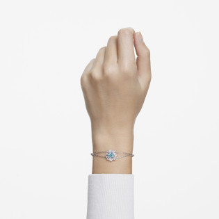 Bransoletka Swarovski Sunshine Zielona Powlekana Rodem - JubilerSezam.pl