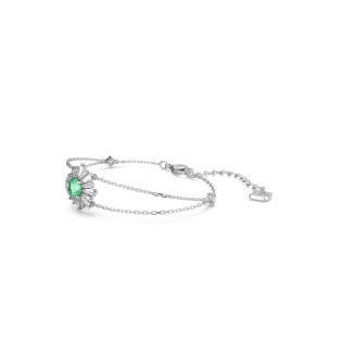 Bransoletka Swarovski Sunshine Zielona Powlekana Rodem - JubilerSezam.pl
