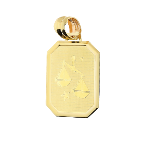 Złoty Znak Zodiaku Waga pr. 585 - JubilerSezam.pl