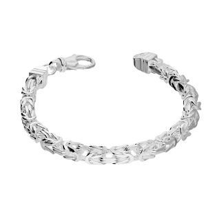 Srebrna Bransoleta Królewski Splot pr. 925 - JubilerSezam.pl