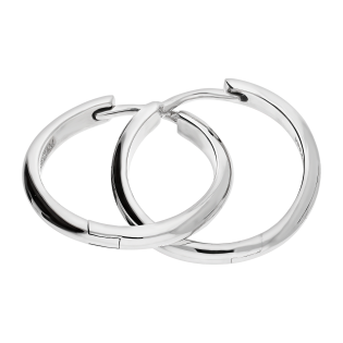 Srebrne kolczyki kółka 17mm pr. 925 - JubilerSezam.pl
