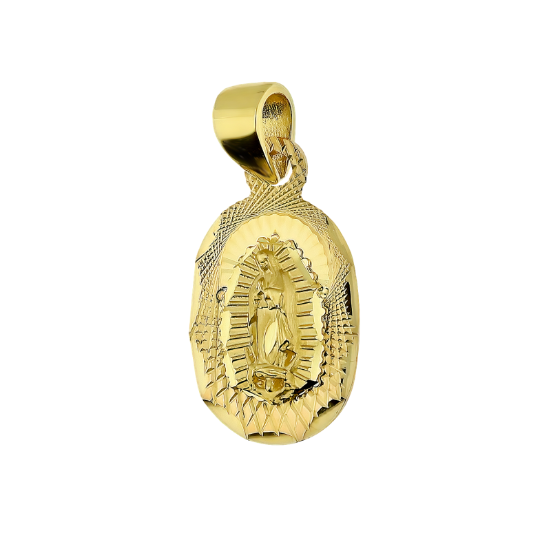 Złoty Medalik Matka Boska z Guadalupe pr. 375 - JubilerSezam.pl