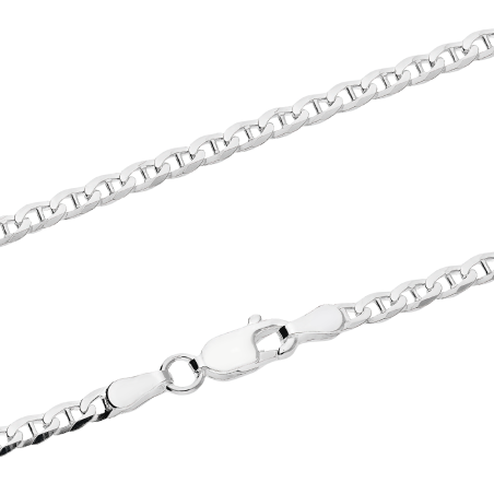 Srebrny łańcuszek Gucci rodowany pr. 925 - JubilerSezam.pl