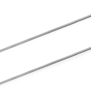 Srebrny łańcuszek snake pr. 925 - JubilerSezam.pl