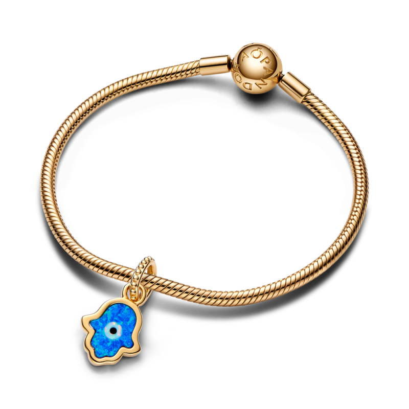 Charms-zawieszka Opalizująca ręka Fatimy Pandora 762699C01
