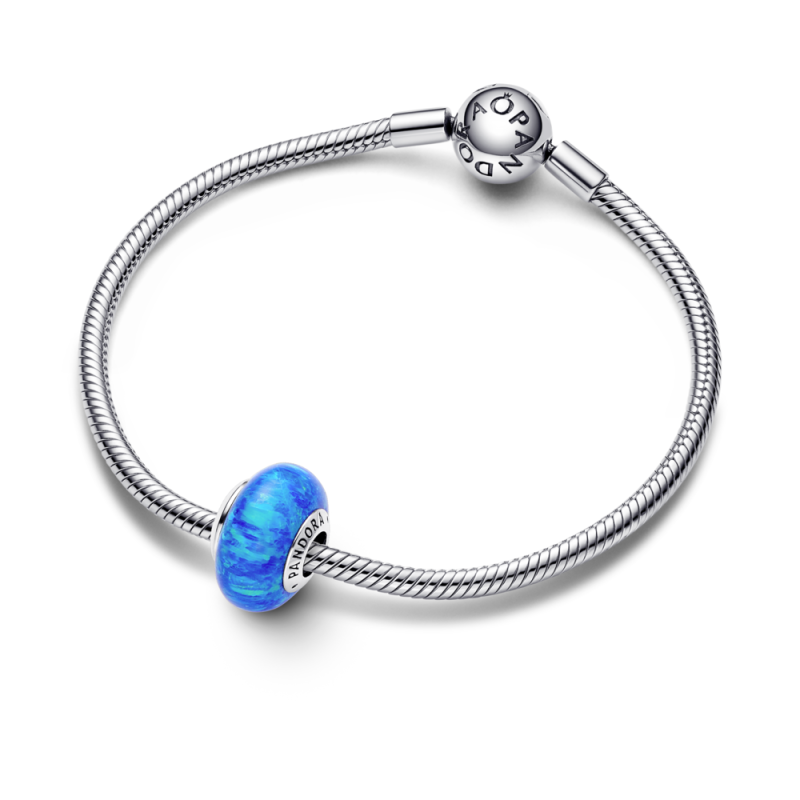Charms Pandora Granat Oceanu Opalizujący Srebro 925 - JubilerSezam.pl