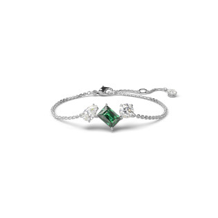 Bransoletka Swarovski Mesmera Zielona Cyrkonia 5668360 - JubilerSezam.pl