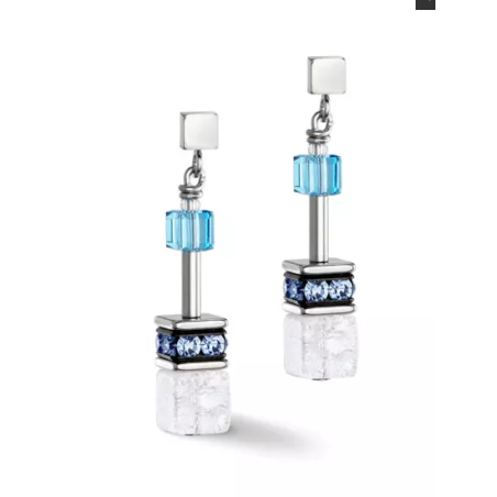 Kolczyki Coeur de Lion Blue-White - Kryształy Swarovski - JubilerSezam.pl