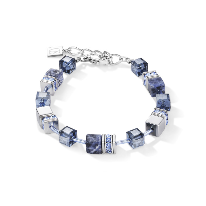 Bransoletka Coeur de Lion Blue - Sodalit, Hematyt, Kryształy - JubilerSezam.pl