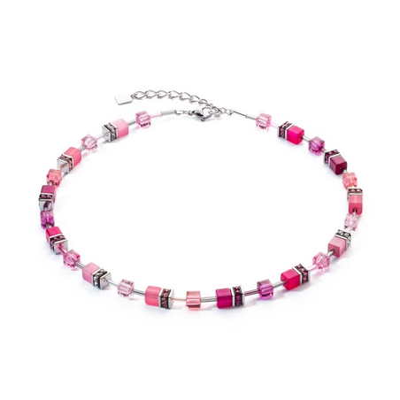 Naszyjnik Coeur de Lion Magenta - Kryształy Swarovski - JubilerSezam.pl