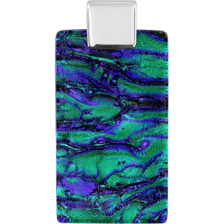 Srebrna Zawieszka Emerald ze Szkłem Murano pr. 925 - JubilerSezam.pl