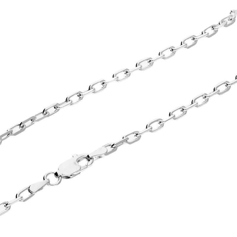 Srebrny łańcuszek anker pr. 925 - JubilerSezam.pl