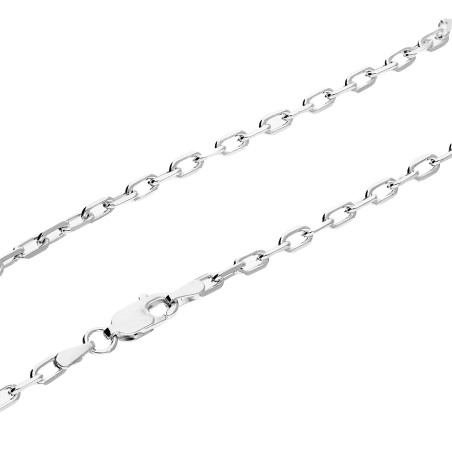 Srebrny łańcuszek anker pr. 925 - JubilerSezam.pl