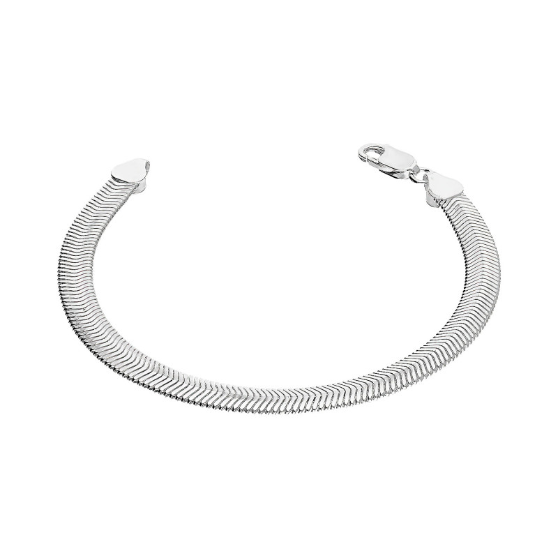 Bransoletka srebrna snake pr. 925 - JubilerSezam.pl