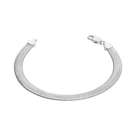 Bransoletka srebrna snake pr. 925 - JubilerSezam.pl