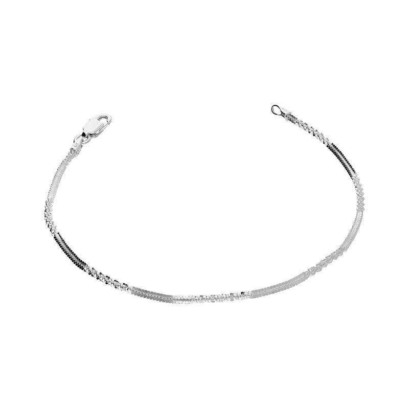 Srebrna Bransoletka Daisy Pr. 925 Rodowana - JubilerSezam.pl