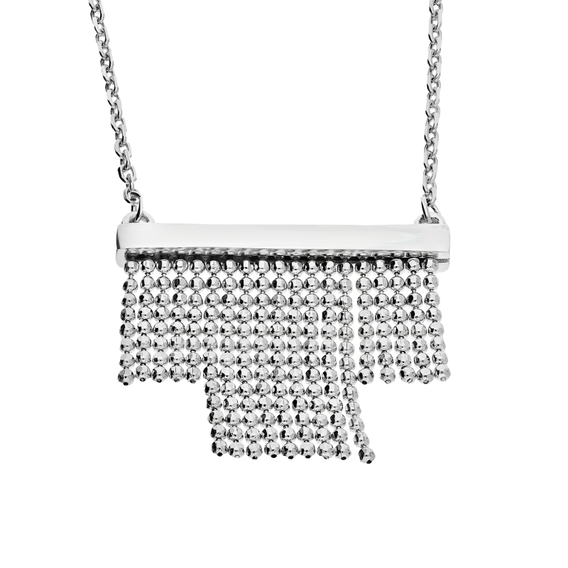 Srebrny Naszyjnik Asymetryczny Bead Anker pr. 925 - JubilerSezam.pl