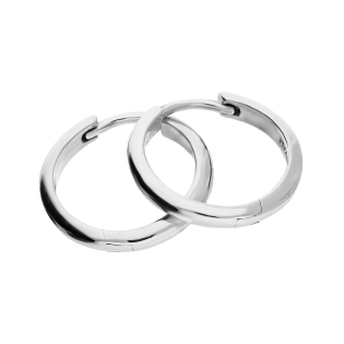 Srebrne kolczyki kółka 14mm pr. 925 - JubilerSezam.pl