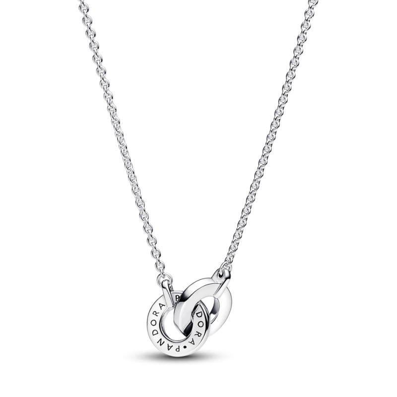 Srebrny Naszyjnik Pandora Signature Pavé - JubilerSezam.pl