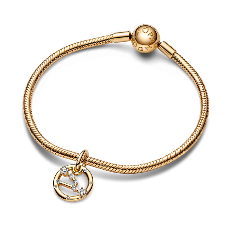Złota Zawieszka Znak Zodiaku Byk Pandora - JubilerSezam.pl