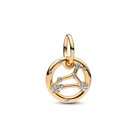 Złoty Charms Lew, znak zodiaku - Pandora 762725C01 - JubilerSezam.pl