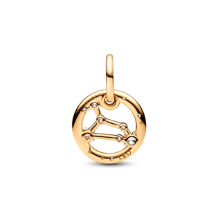 Złoty Charms Lew, znak zodiaku - Pandora 762725C01 - JubilerSezam.pl