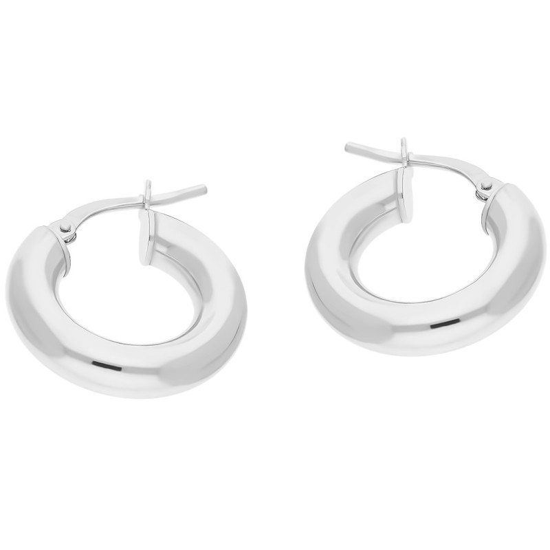 Srebrne kolczyki kółka 10mm pr. 925 - JubilerSezam.pl