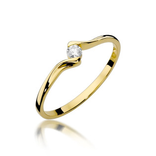 Pierścionek Zaręczynowy z Diamentami Mariage pr. 585 - JubilerSezam.pl