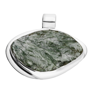 Zawieszka srebrna serafinit Syberia GX MINERALS GX-seraf-18 próba 925