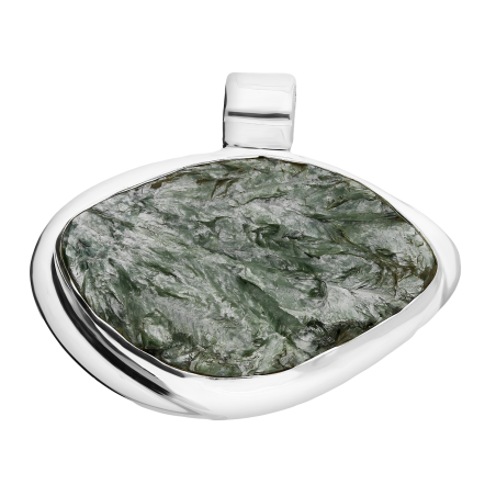 Zawieszka srebrna serafinit Syberia GX MINERALS GX-seraf-18 próba 925