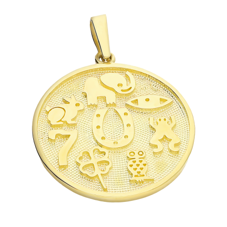 Złota Zawieszka Amulet Szczęścia pr. 375 - JubilerSezam.pl
