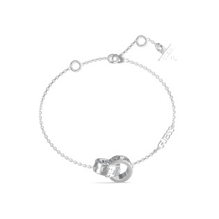 Bransoletka Guess srebrna z cyrkoniami JUBB03282JWRH - JubilerSezam.pl